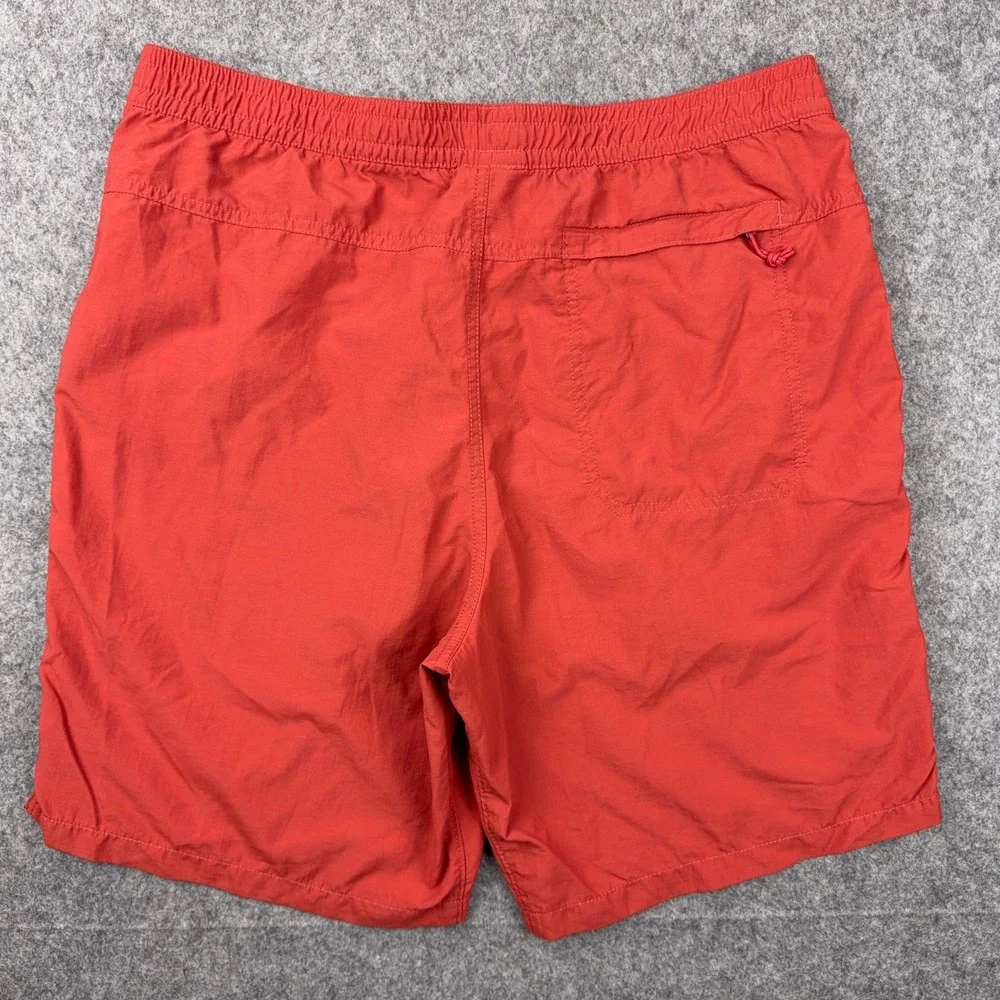 The North Face Shorts Mens Large Orange Pull On Adventure Hiking Cargo Athletic